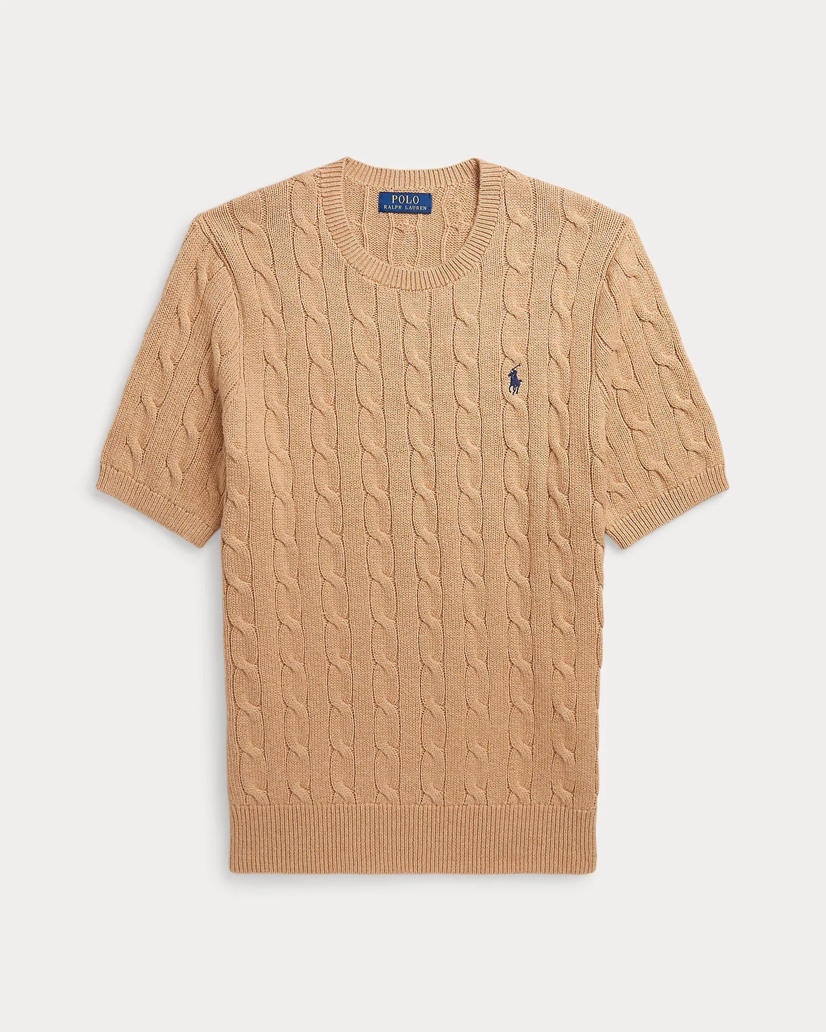 Cable-Knit Cotton Sweater
