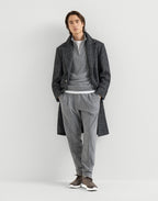Brunello Cucinelli Knit Runners with Heat-Bonded Details Cocoa worn
