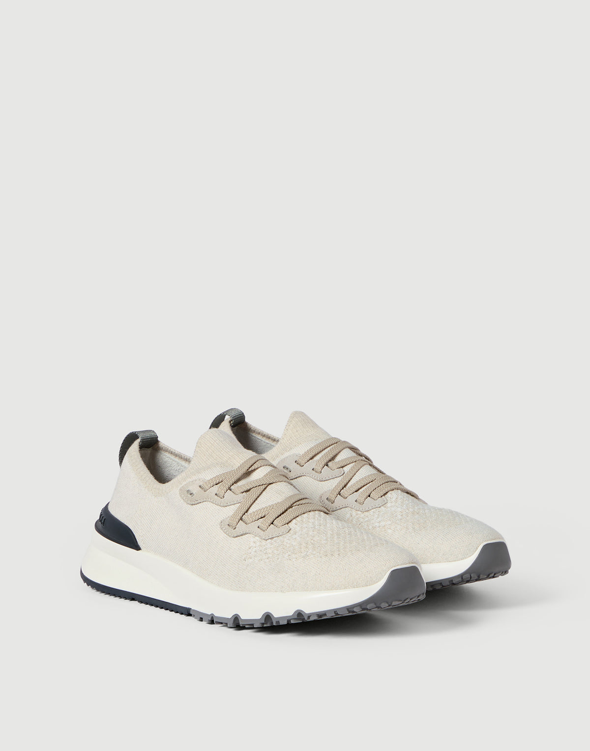 Brunello Cucinelli Cotton Chiné Knit Runners Panama 2
