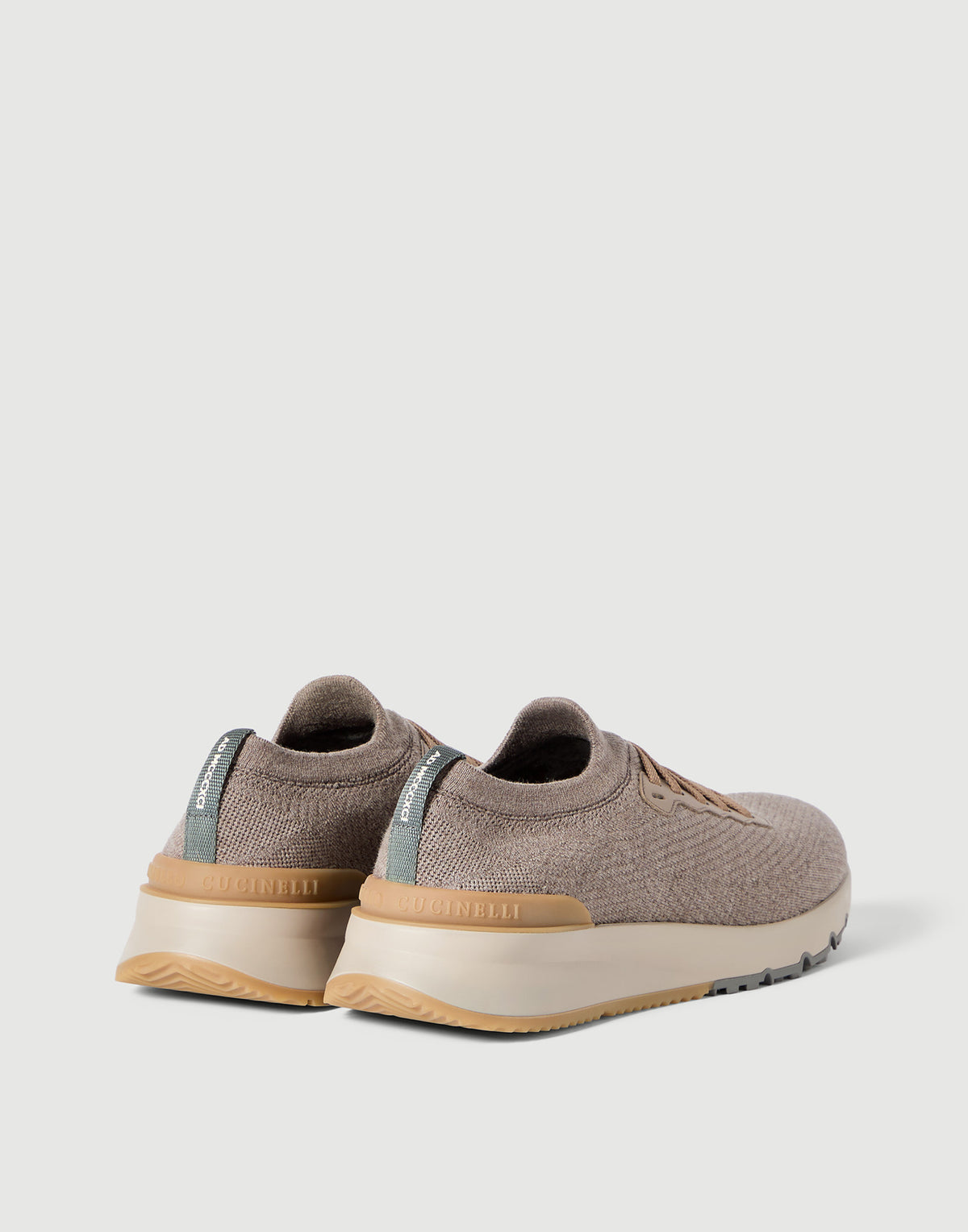 Brunello Cucinelli Wool Knit Runners Beige