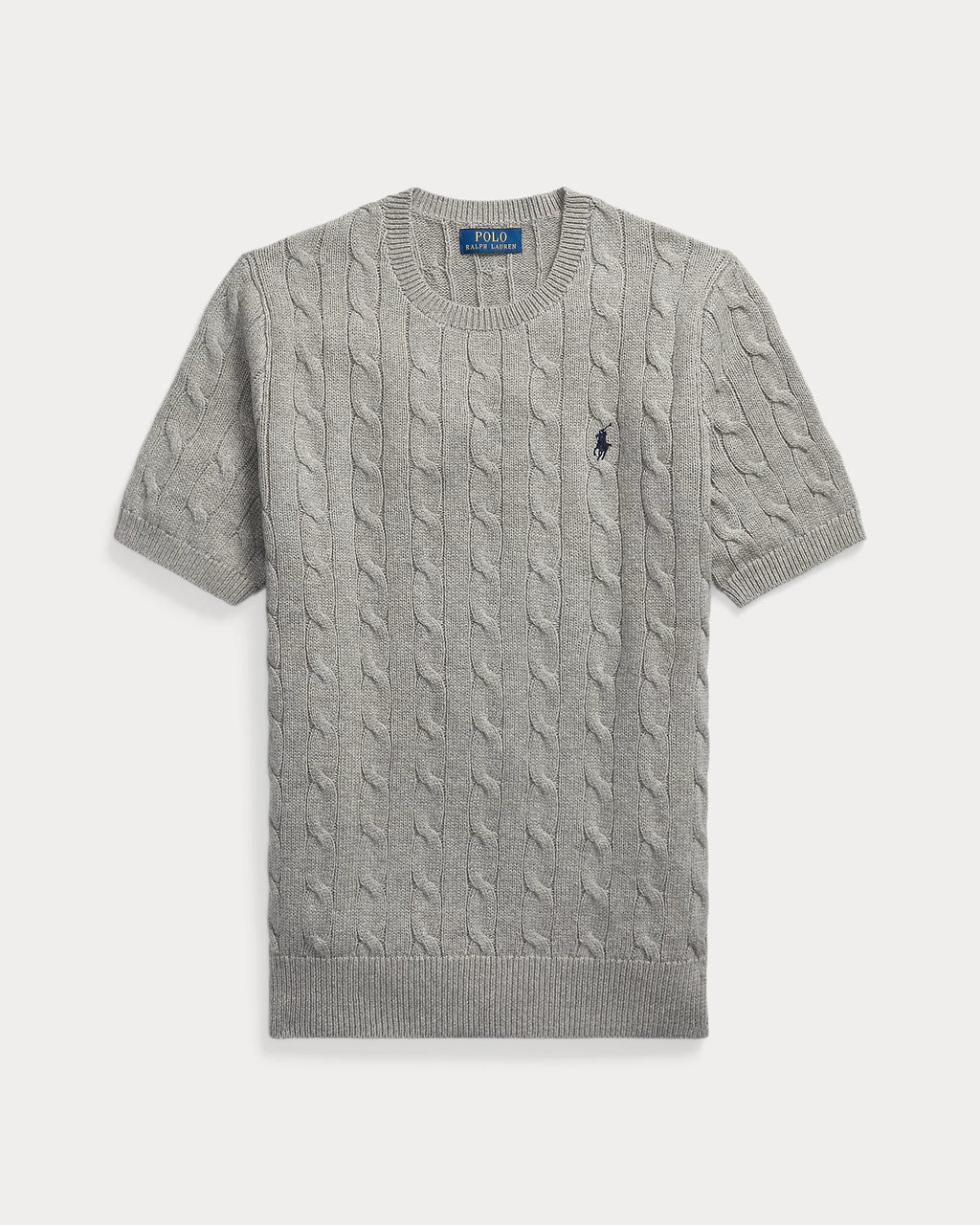 Cable-Knit Cotton Sweater