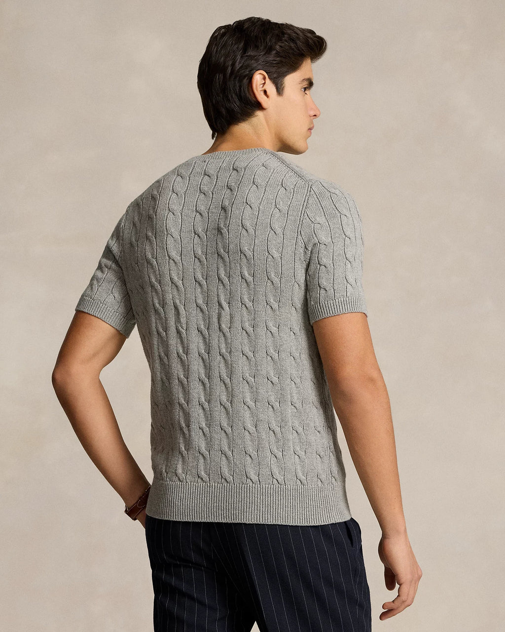 Cable-Knit Cotton Sweater
