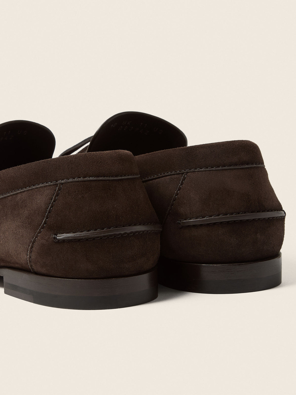 Zegna Suede Loafer Dark Brown, view 2