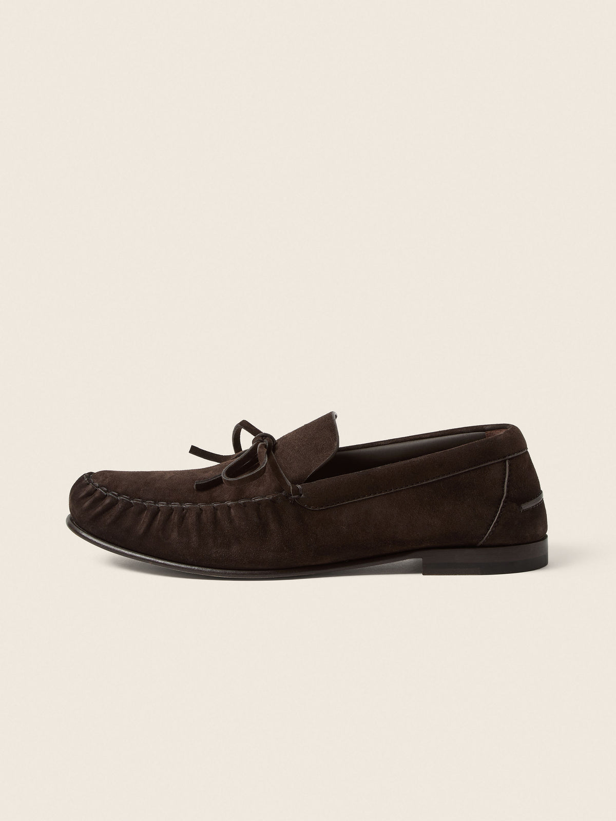 Zegna Suede Loafer Dark Brown, view 4