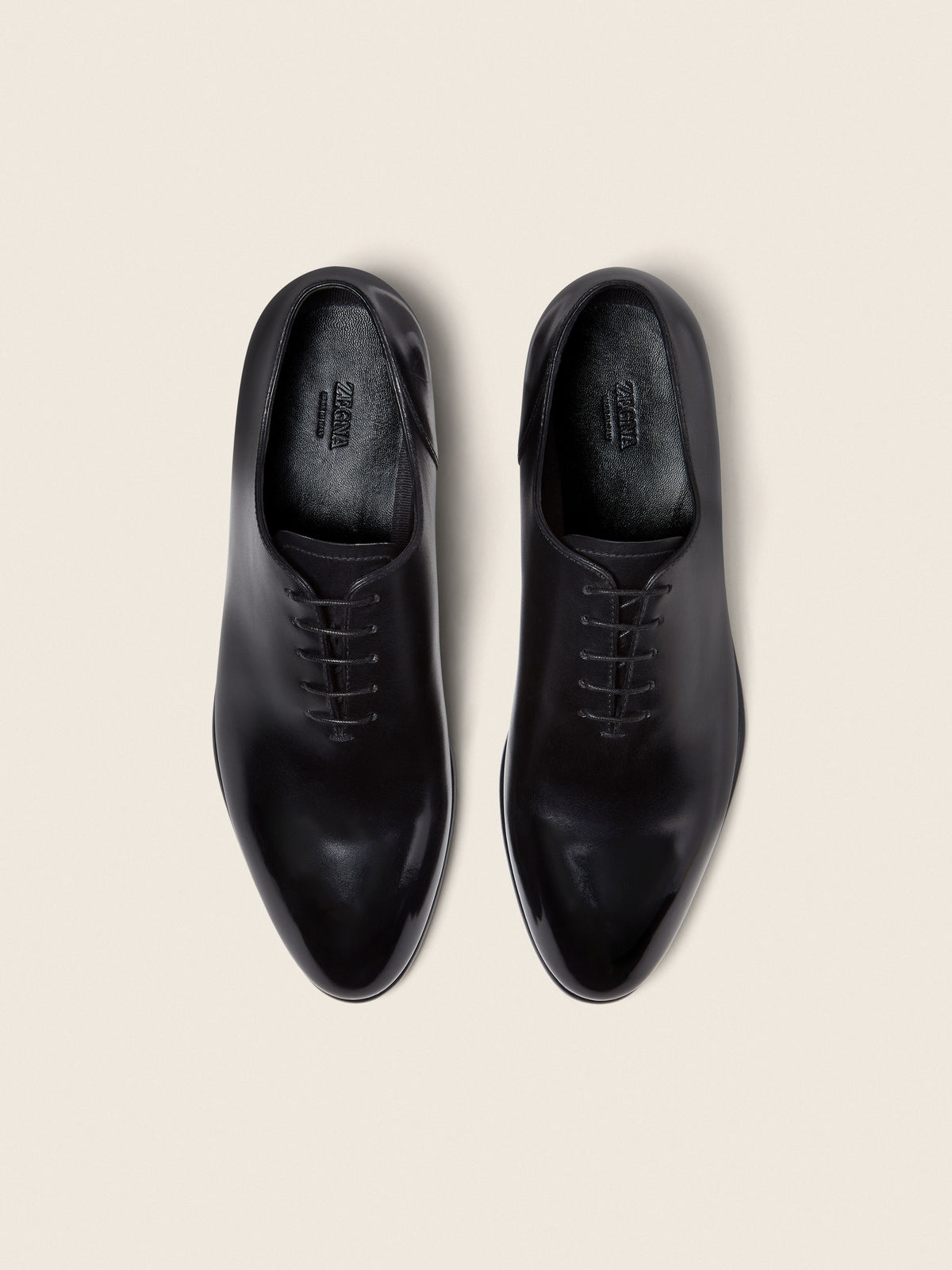 Zegna Vienna Oxford Shoe Black, view 3