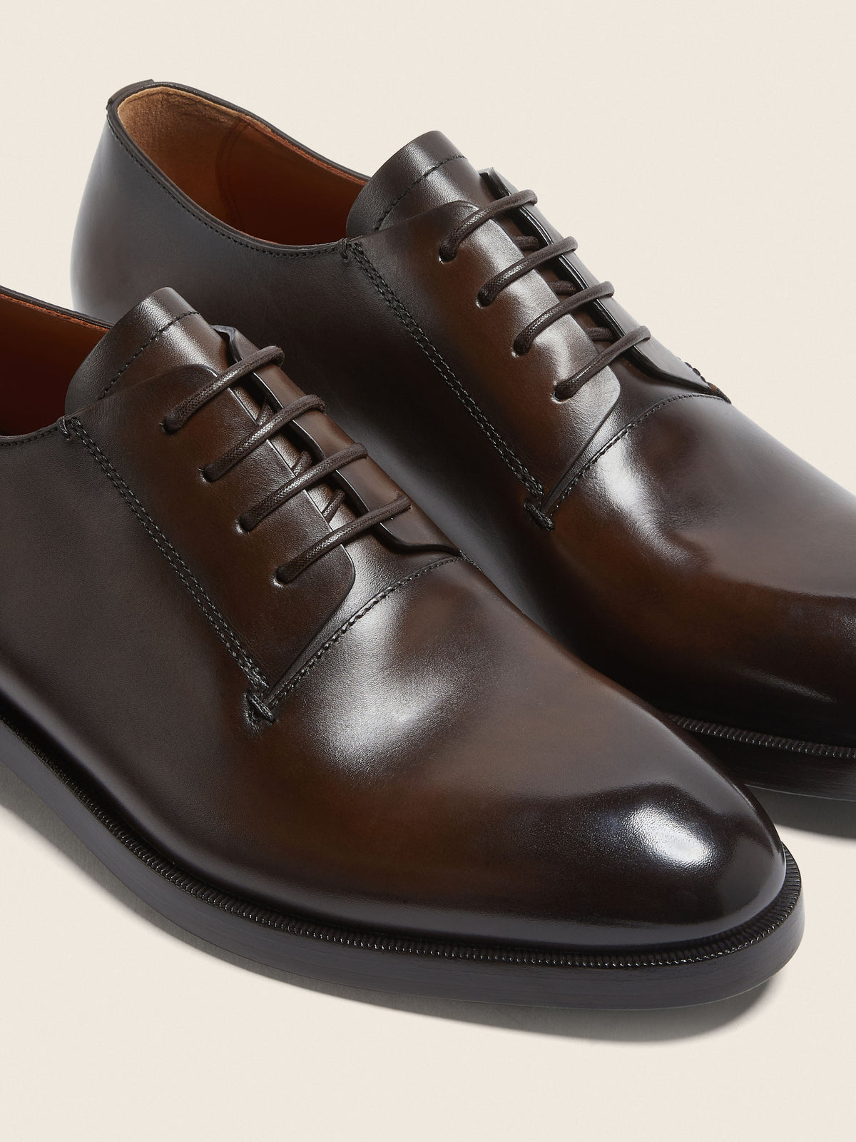 Zegna Derby Shoe Brown, view 2