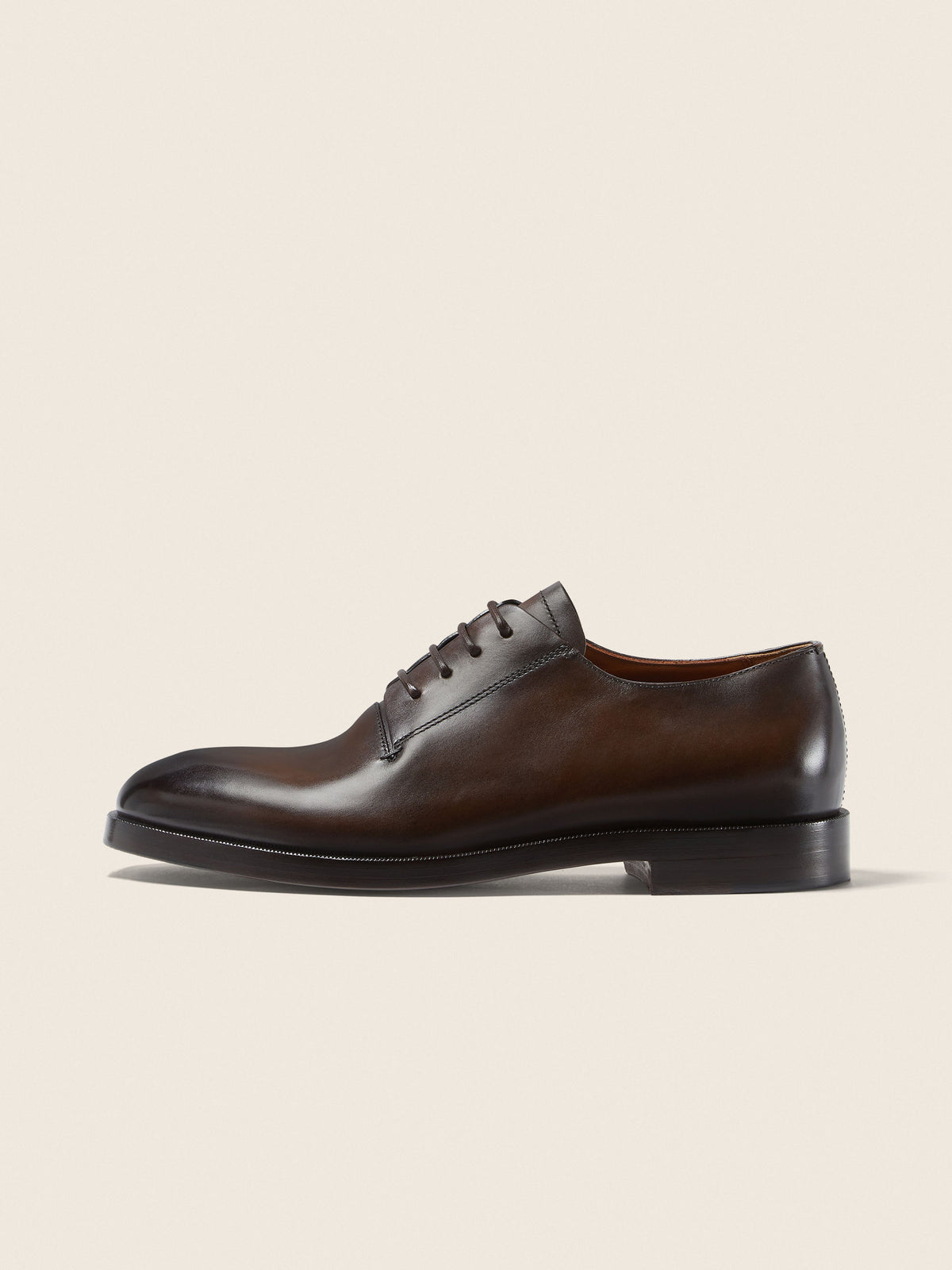 Zegna Derby Shoe Brown, view 4