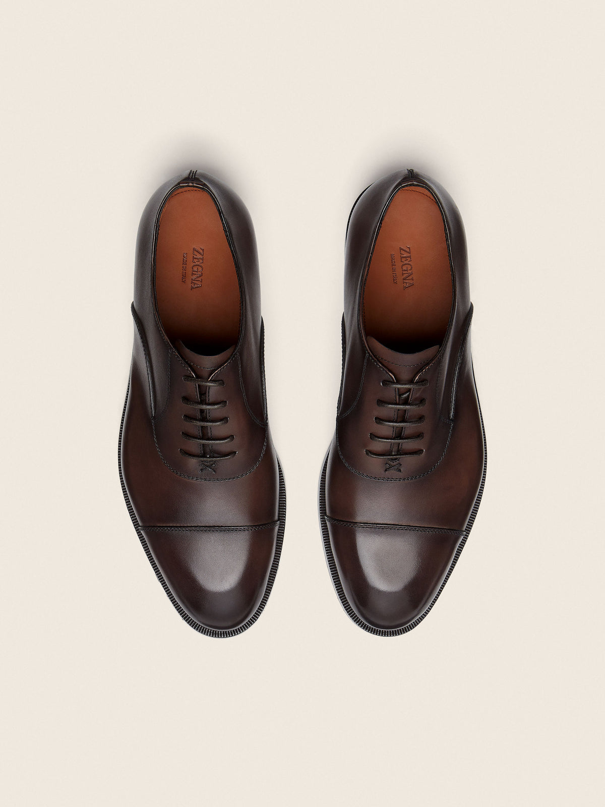 Zegna Oxford Shoe Brown, view 3