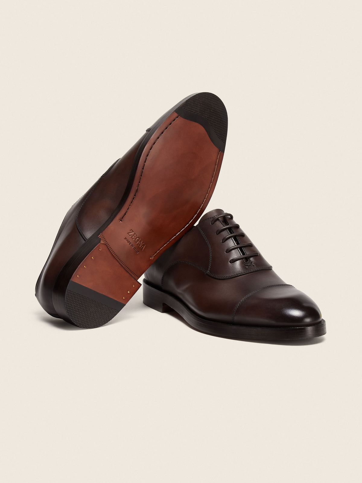 Zegna Oxford Shoe Brown, view 5