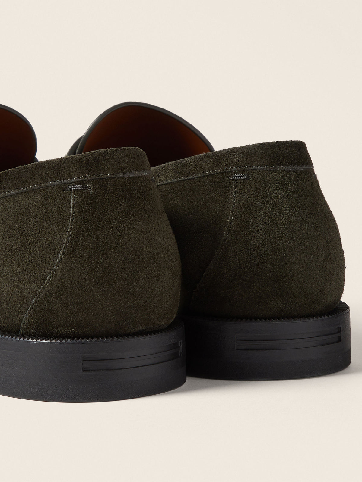 Zegna Mocassin Corso Loafer Dark Olive Green, view 2