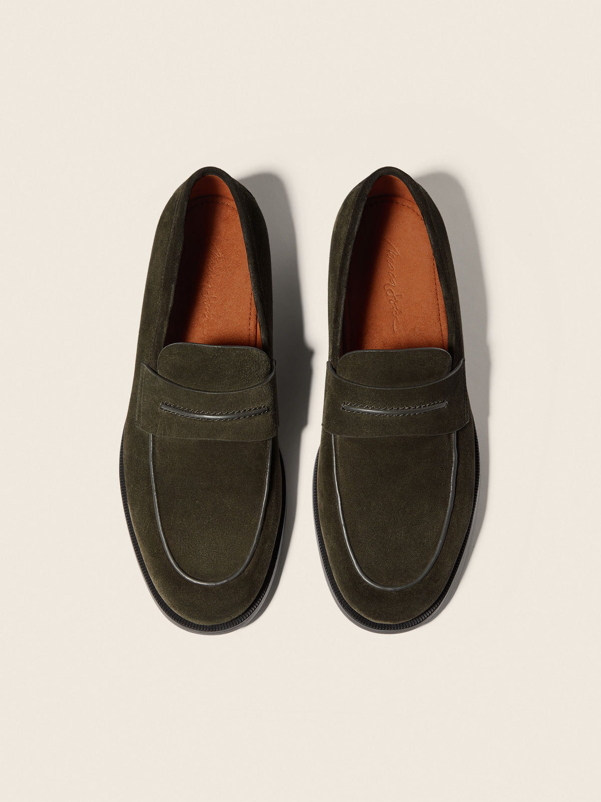 Zegna Mocassin Corso Loafer Dark Olive Green, view 4