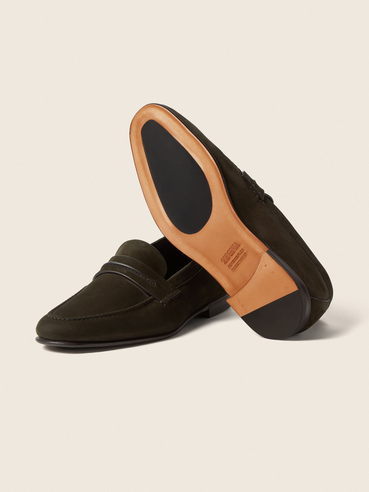 Zegna Mocassin Loafer Dark Brown, view 7