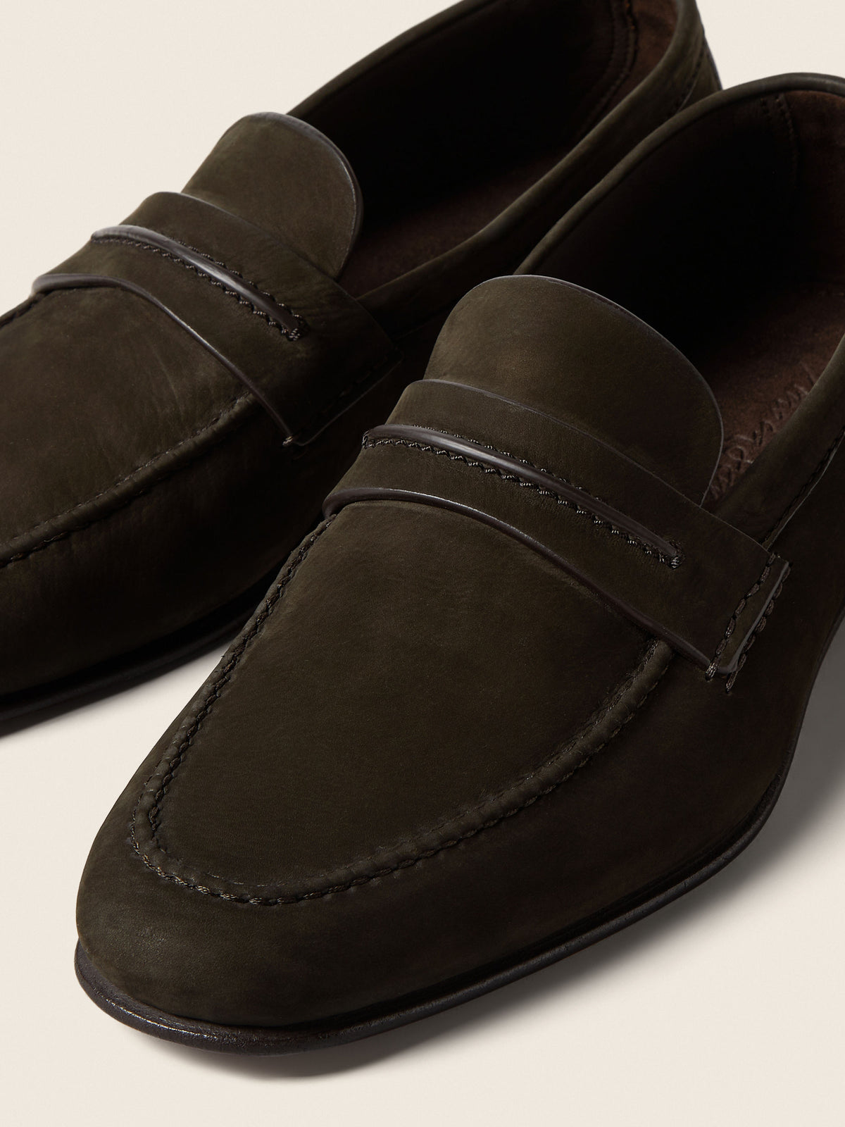 Zegna Mocassin Loafer Dark Brown, view 4