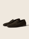 Zegna Mocassin Loafer Dark Brown
