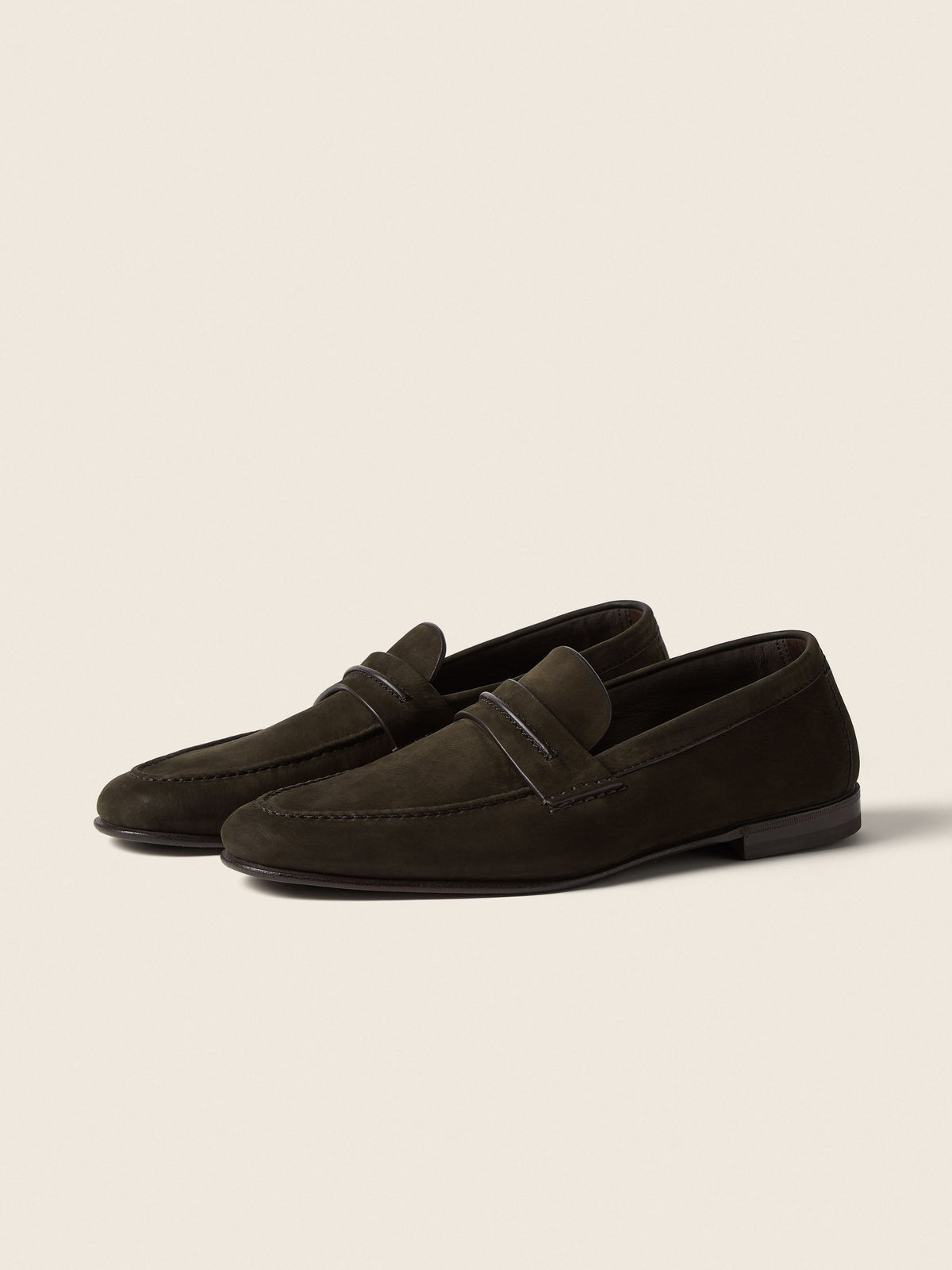 Zegna Mocassin Loafer Dark Brown