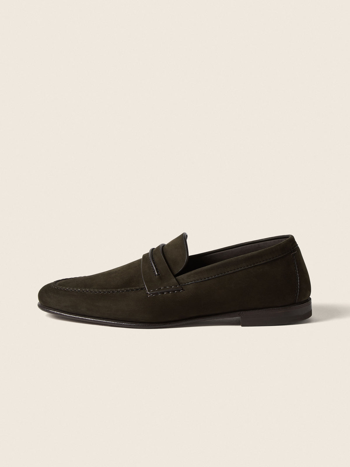 Zegna Mocassin Loafer Dark Brown, view 6