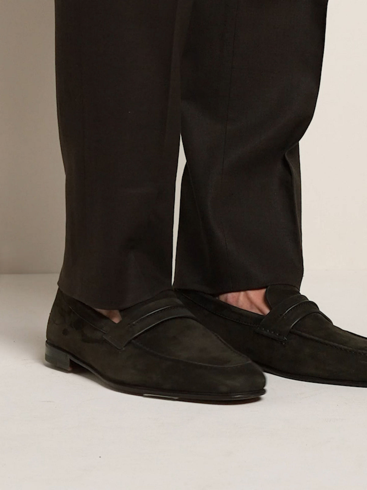 Zegna Mocassin Loafer Dark Brown, view 3