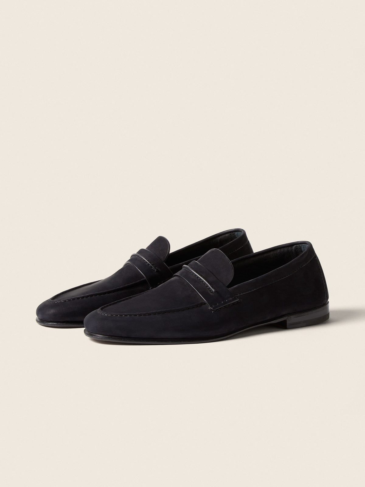 Zegna Mocassin Loafer Navy Blue