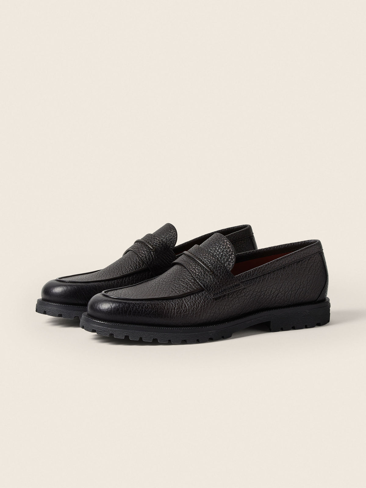 Zegna Mocassin Pioggia Loafer Dark Brown