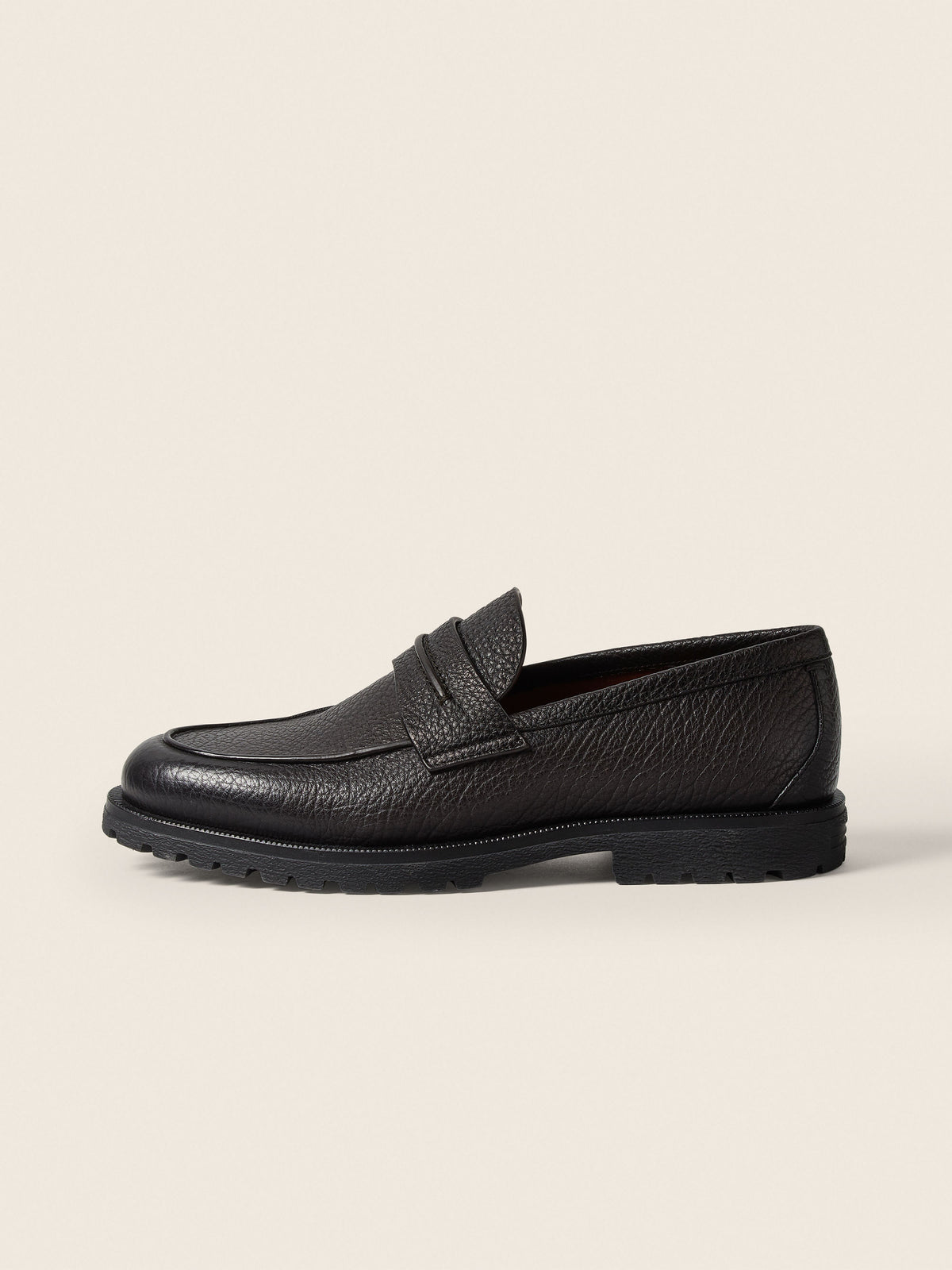 Zegna Mocassin Pioggia Loafer Dark Brown, view 5