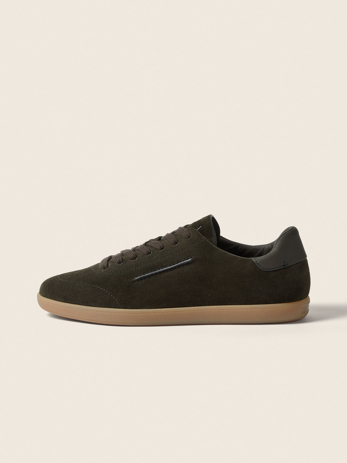 Zegna 232 Sneaker Dark Olive Green, view 6