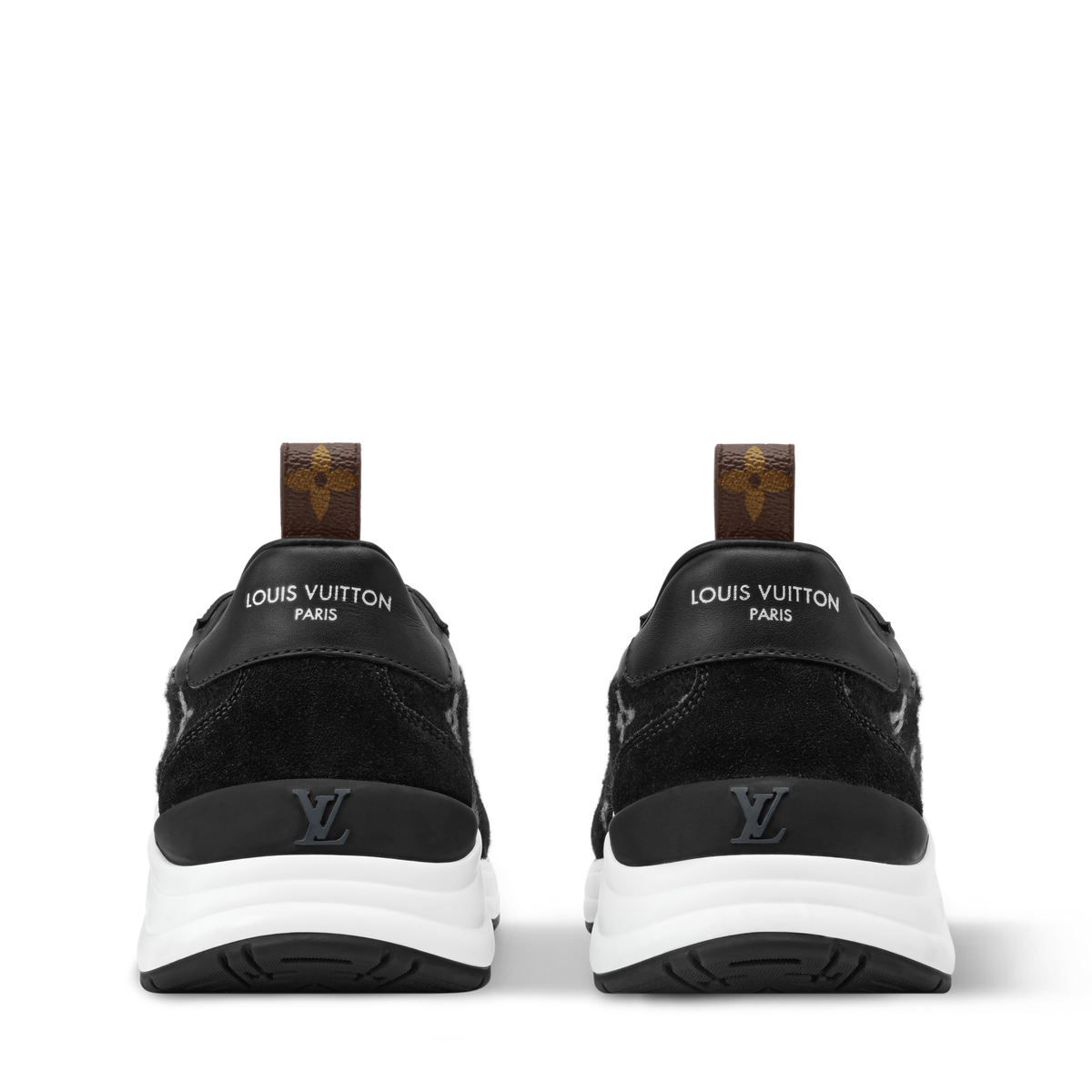 LV Wavelight Sneaker Black/Gray Back