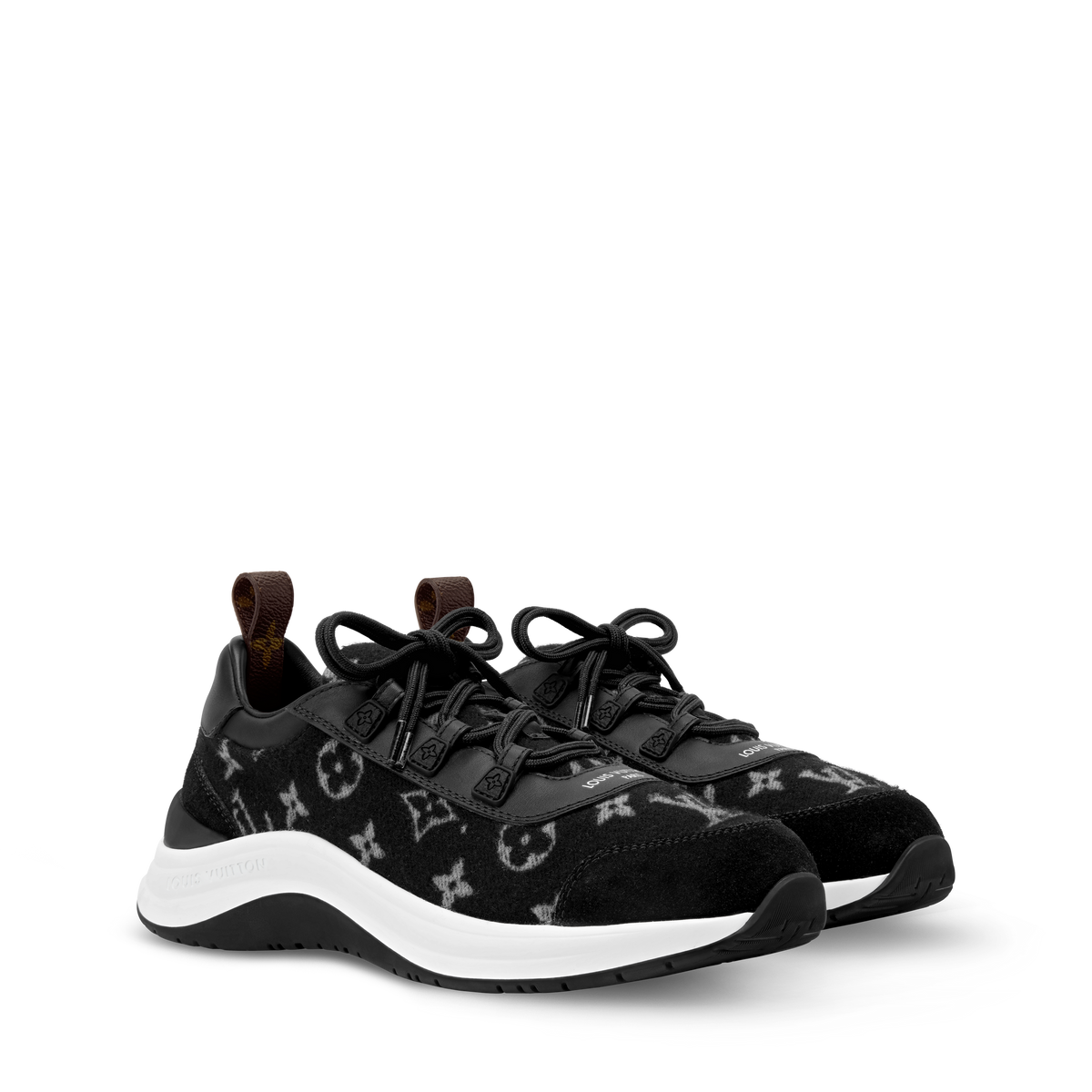 LV Wavelight Sneaker Black/Gray Front