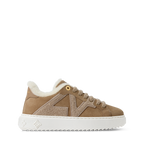 LV Time Out Sneaker Camel Brown Side view