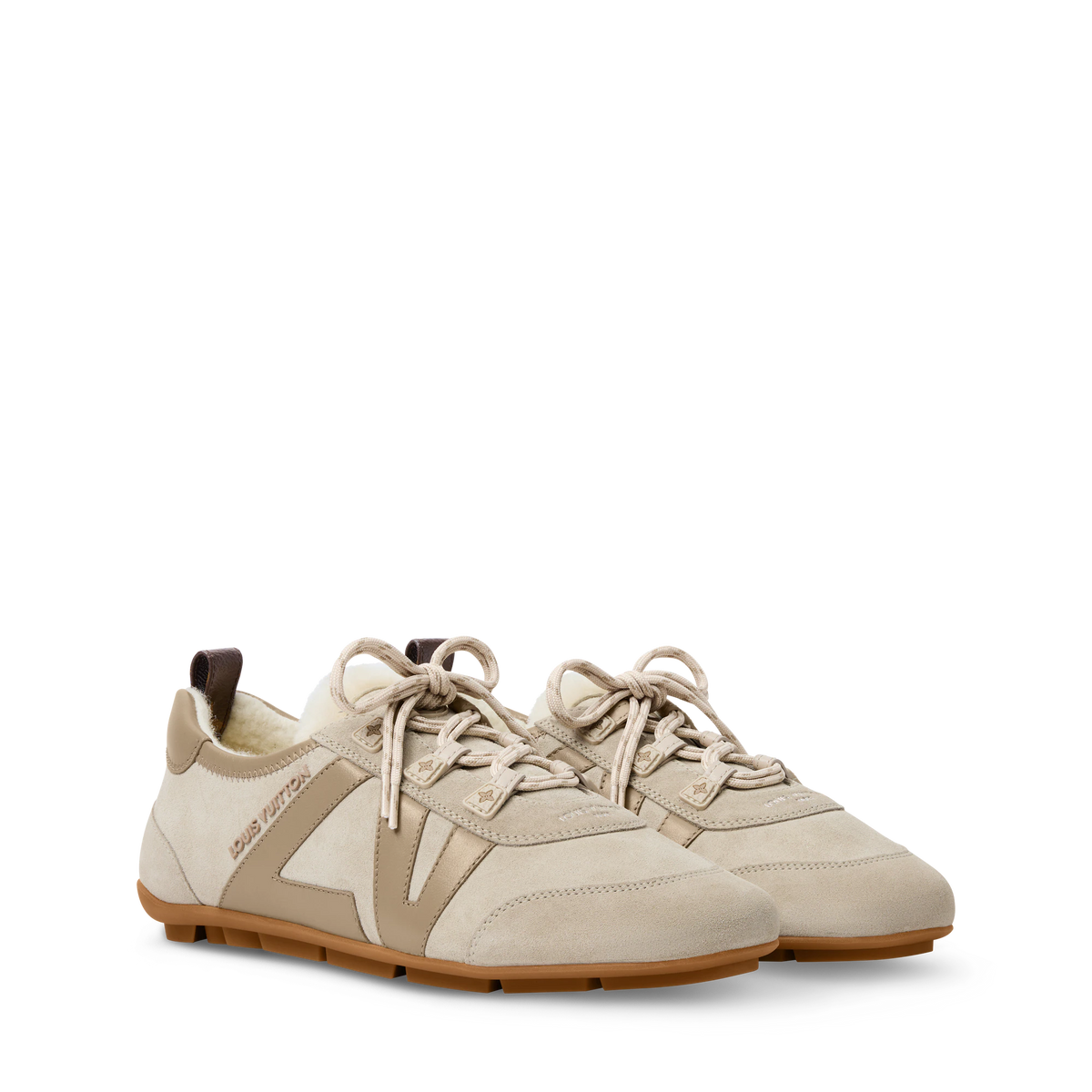 LV Sneakerina Cream Front