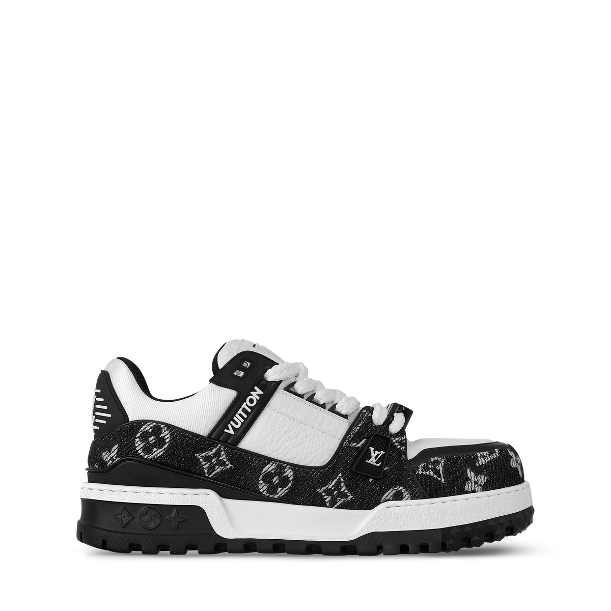 LV Trainer Maxi Sneaker Black Side