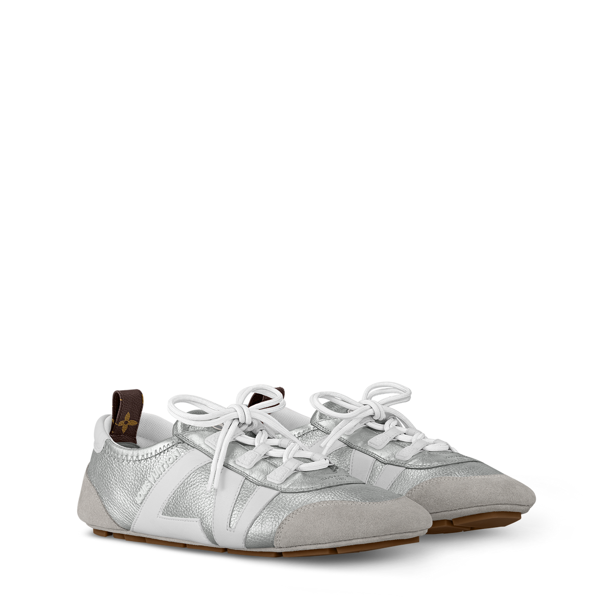 LV Sneakerina Silver Front