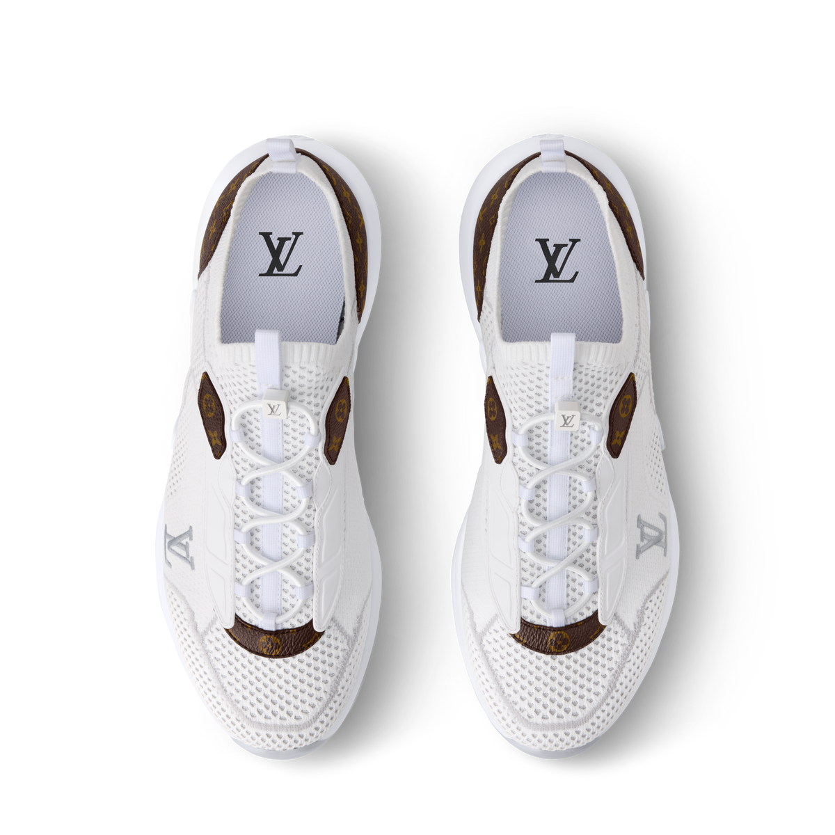 LV Olympia Knit Sneaker Blanc Interior