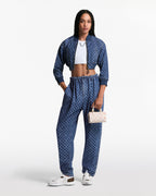 LV Olympia Knit Sneaker Blanc Look