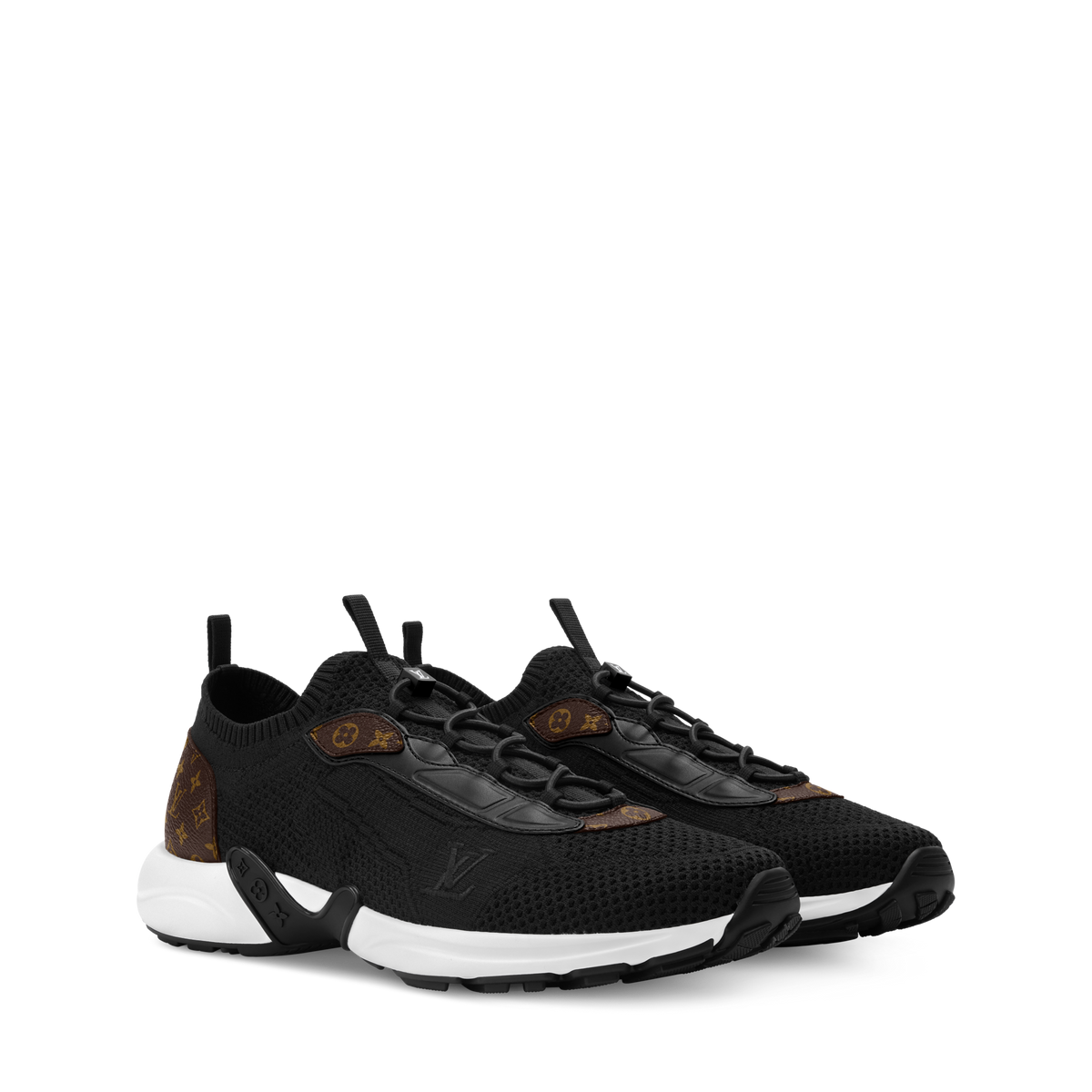 LV Olympia Knit Sneaker Noir Front