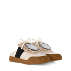 Lous Open Back Sneaker White Front view