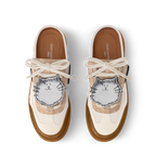 Lous Open Back Sneaker White Interior view
