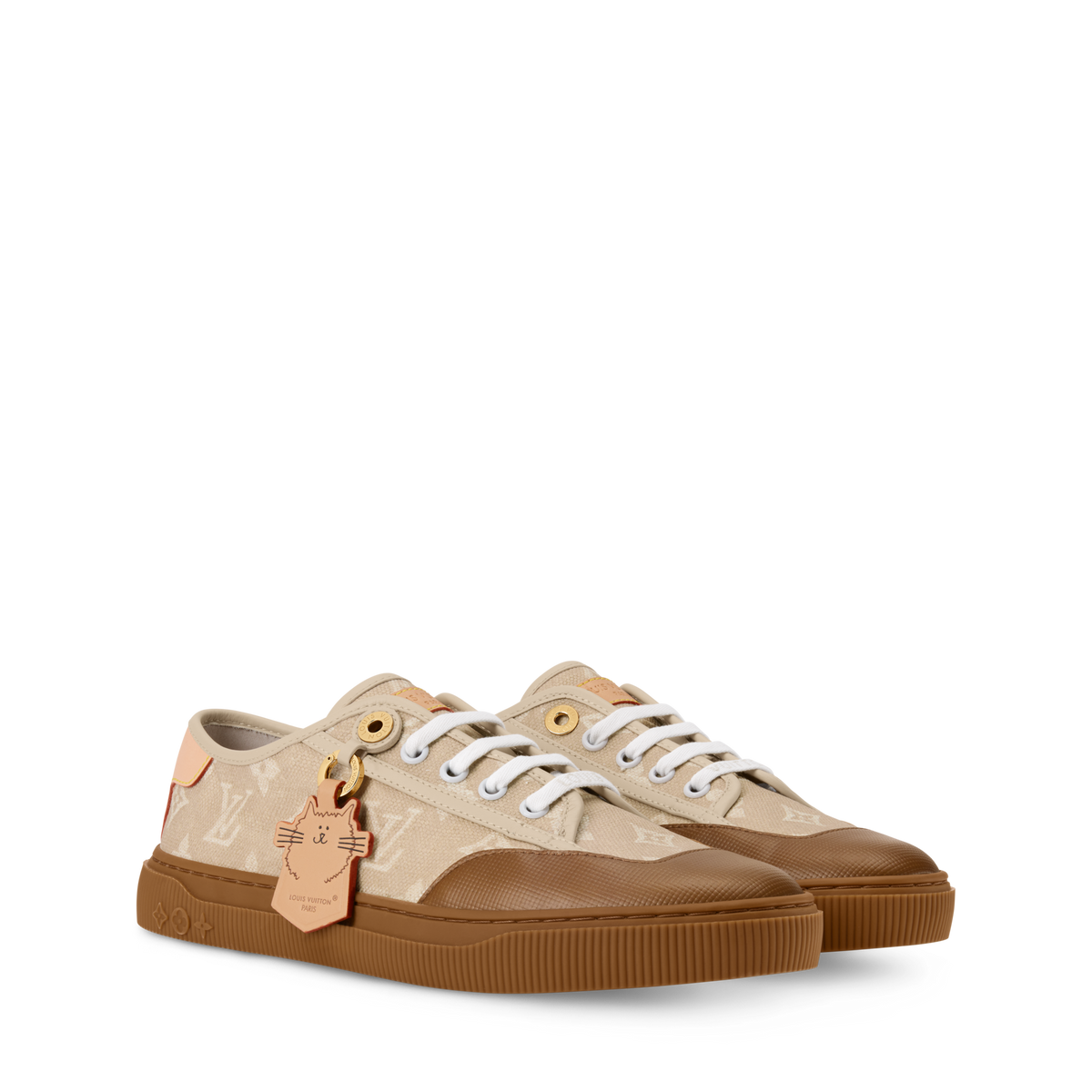 LV Lagoon Sneaker Beige Front