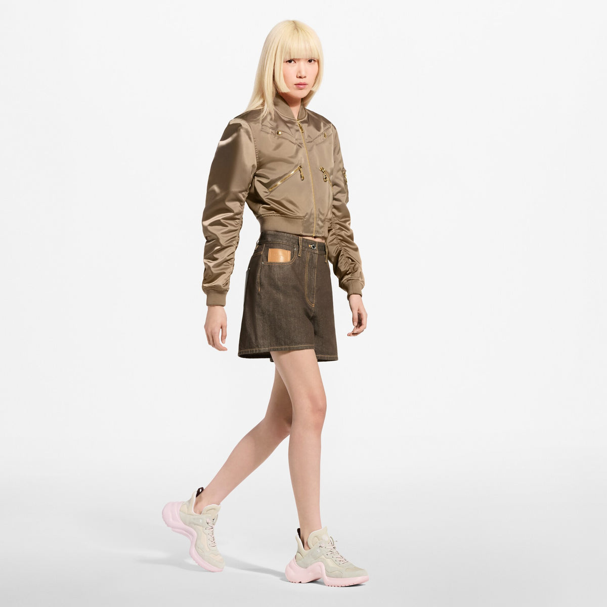 LV Archlight Sneaker Beige Worn