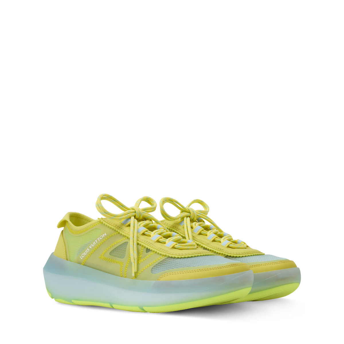 LV Sprint Sneaker Yellow Front