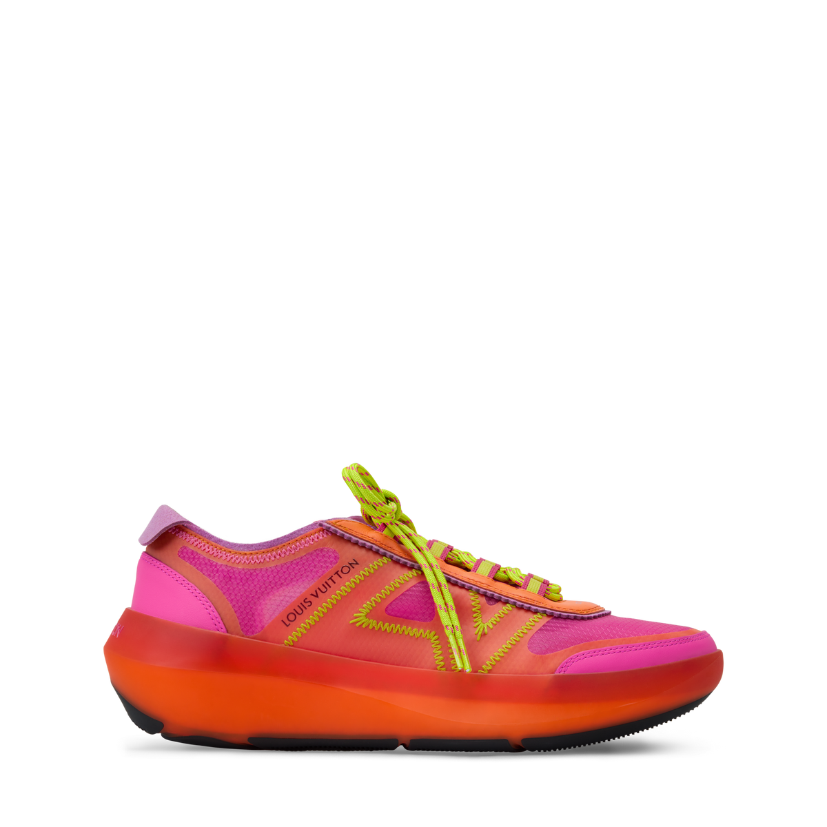 LV Sprint Sneaker Fuchsia Side
