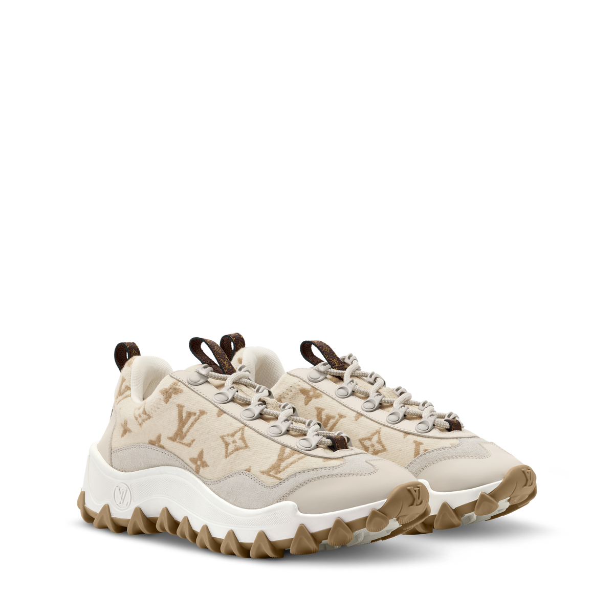 LV Rush Xplorer Sneaker Beige Front