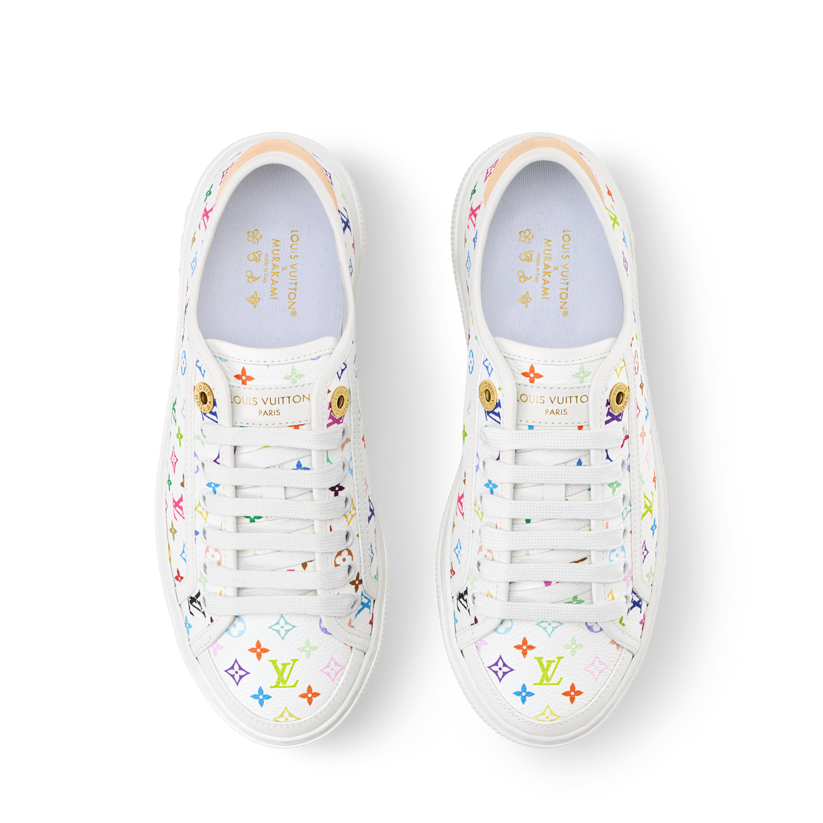 LV x TM LV Lagoon Sneaker White Interior