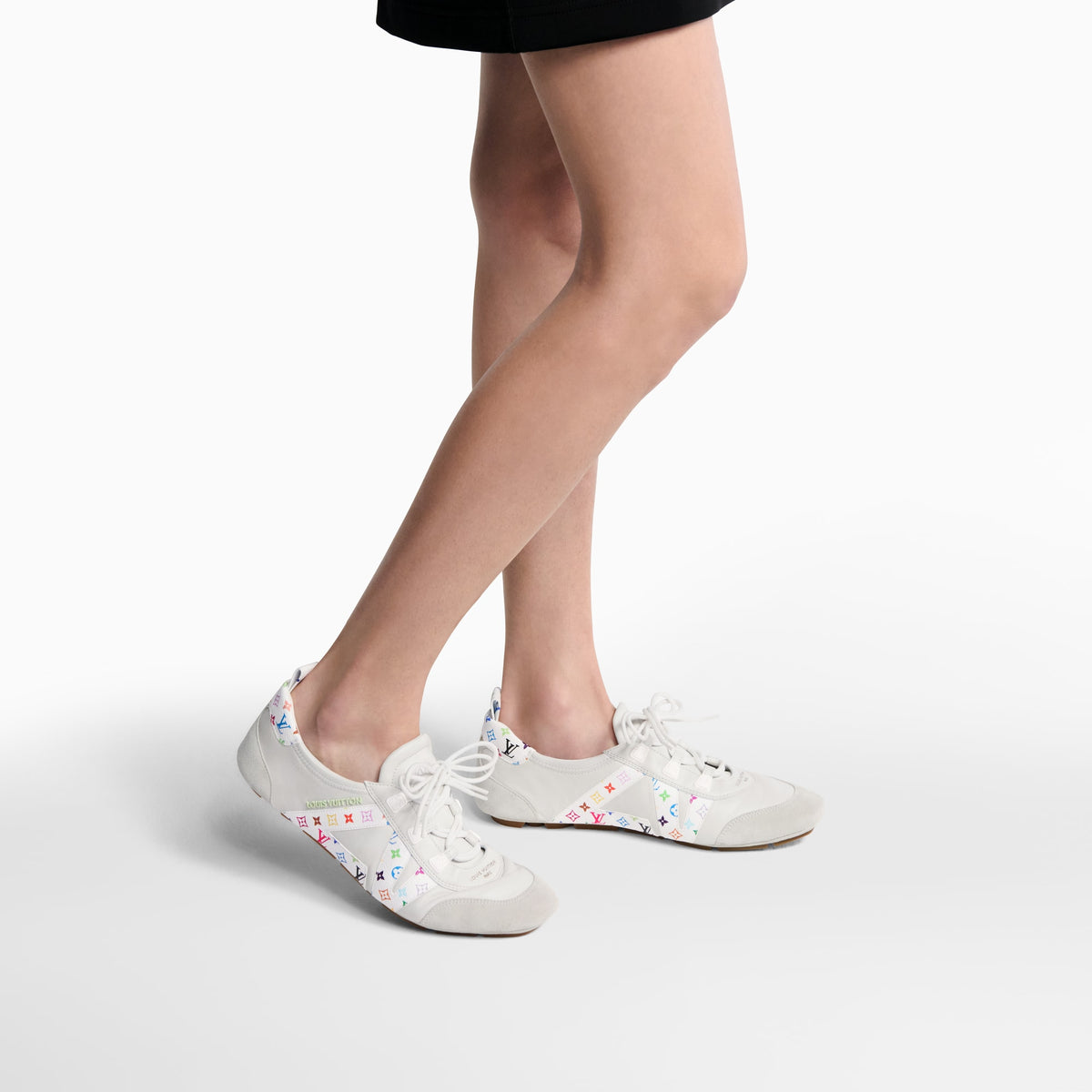 LV x TM LV Sneakerina White Cropped Worn