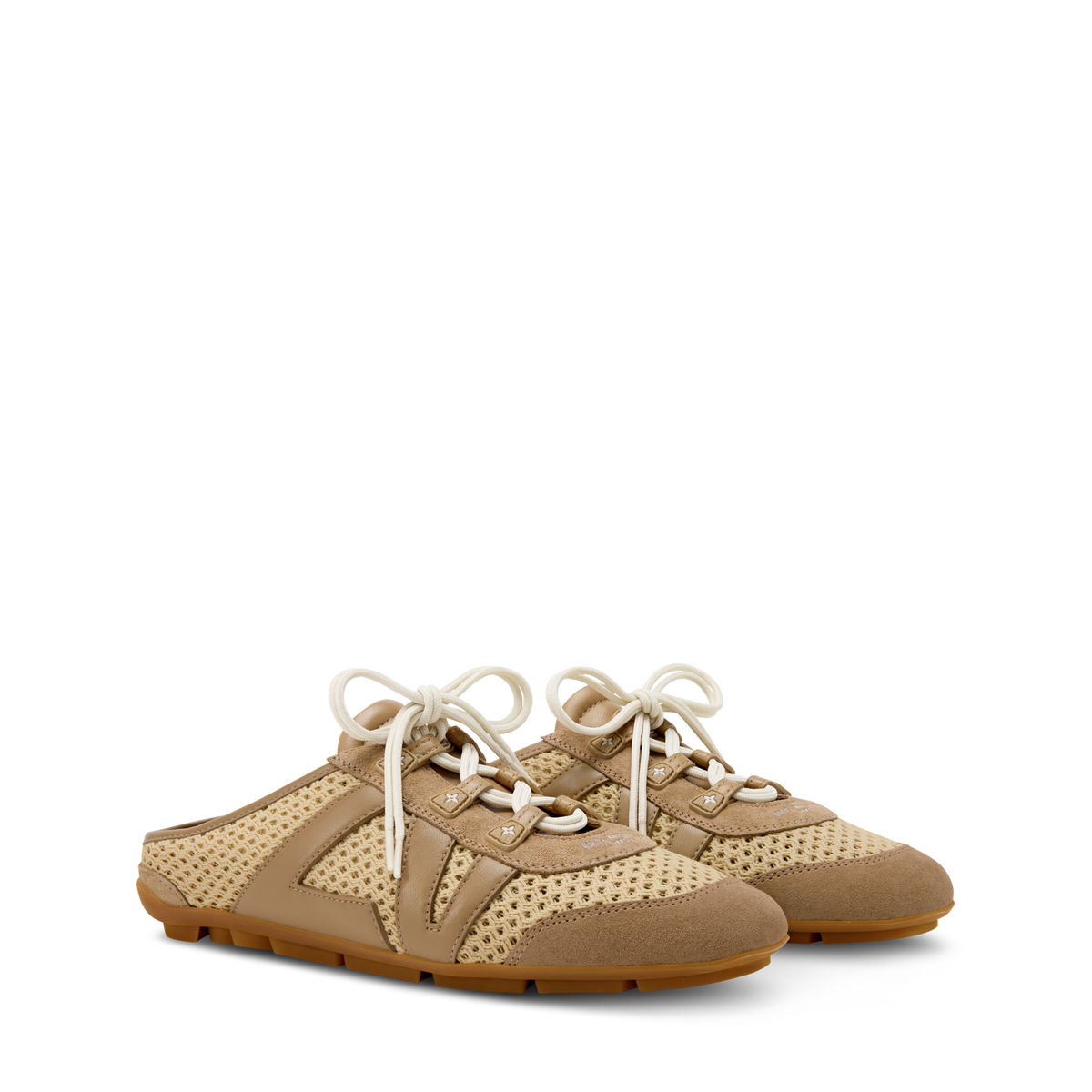 LV Sneakerina Open Back Natural Front