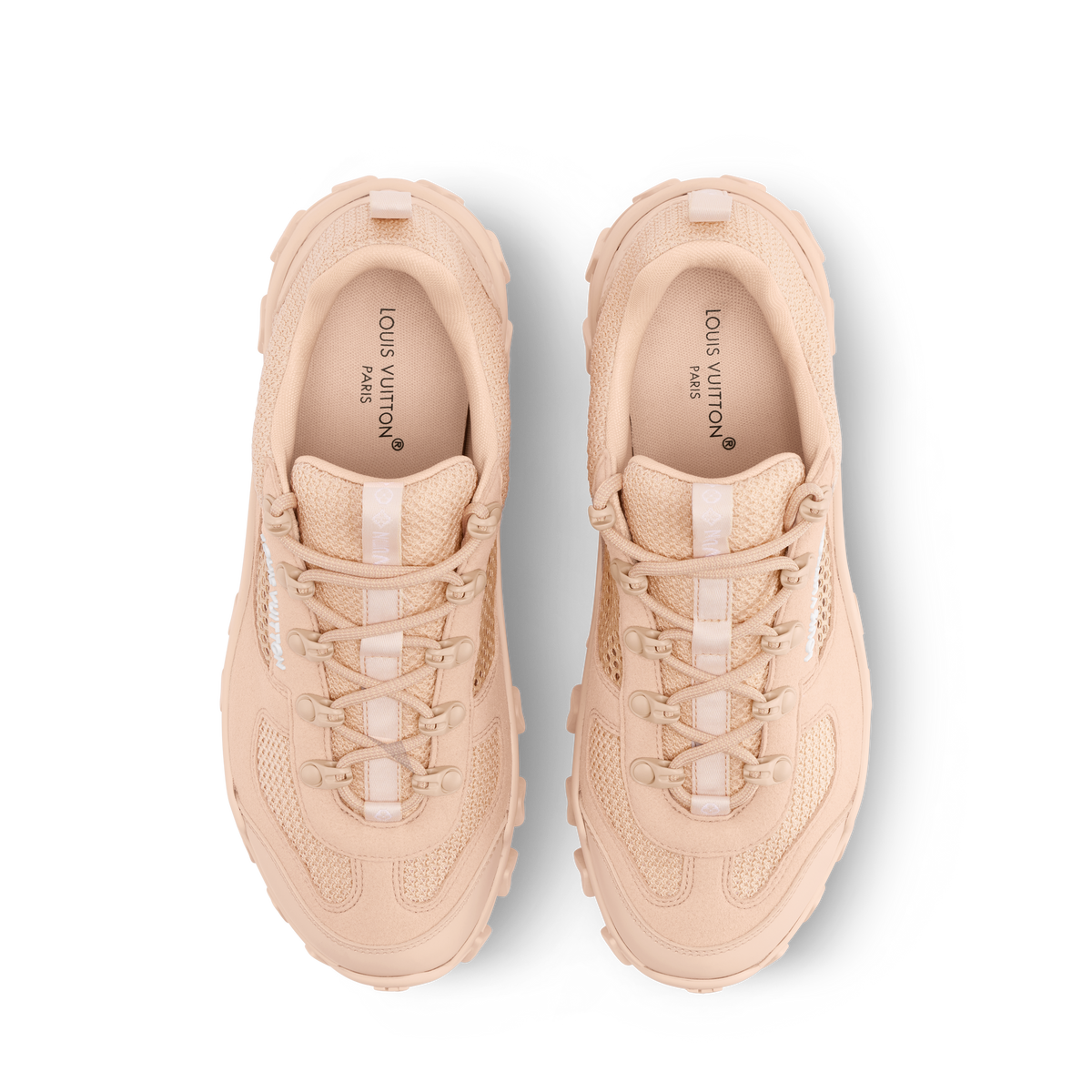 LV Rush Xplorer Sneaker Rose Poudre Pink Interior