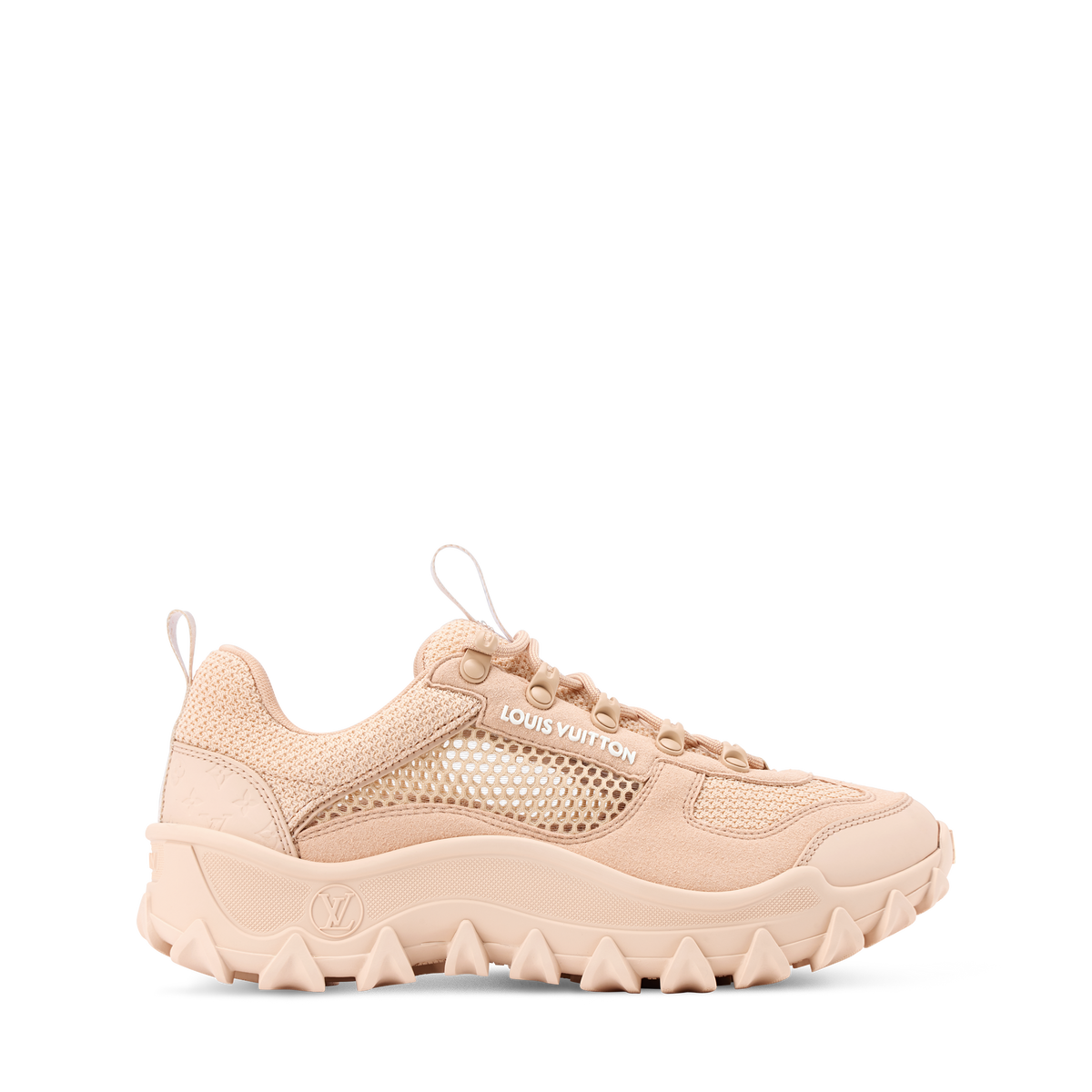 LV Rush Xplorer Sneaker Rose Poudre Pink Side