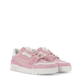 LV Trainer Sneaker Pink Front
