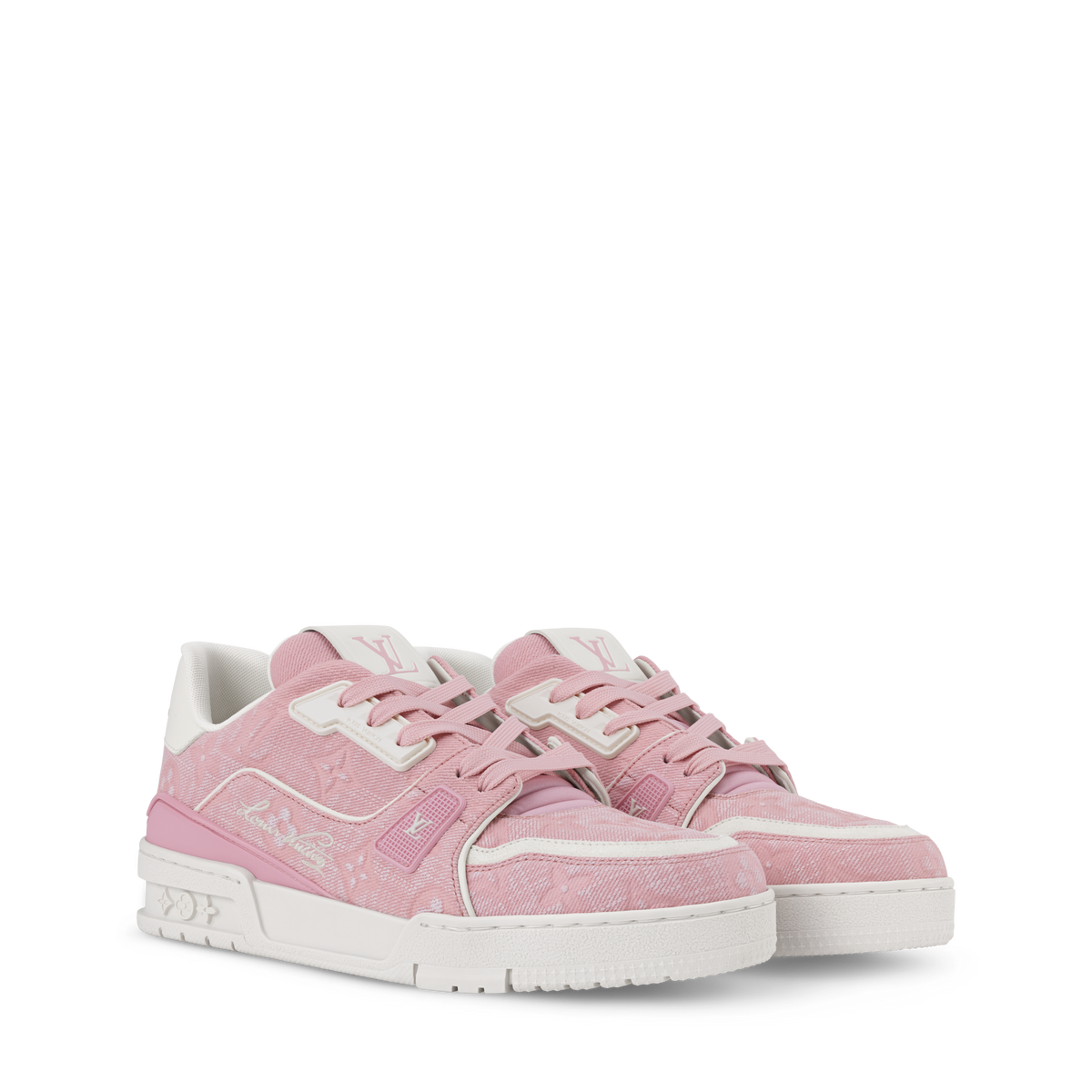 LV Trainer Sneaker Pink Front