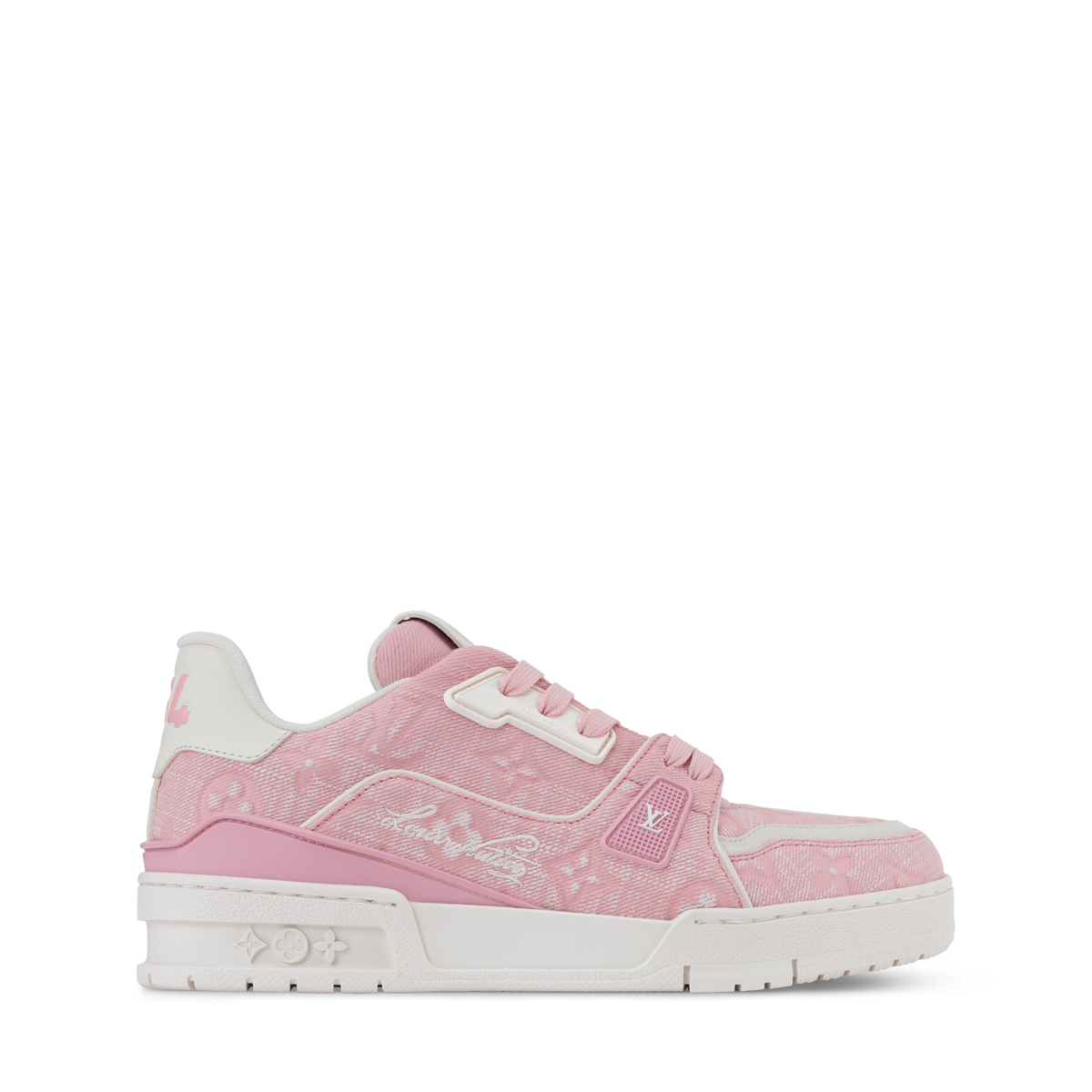 LV Trainer Sneaker Pink Side