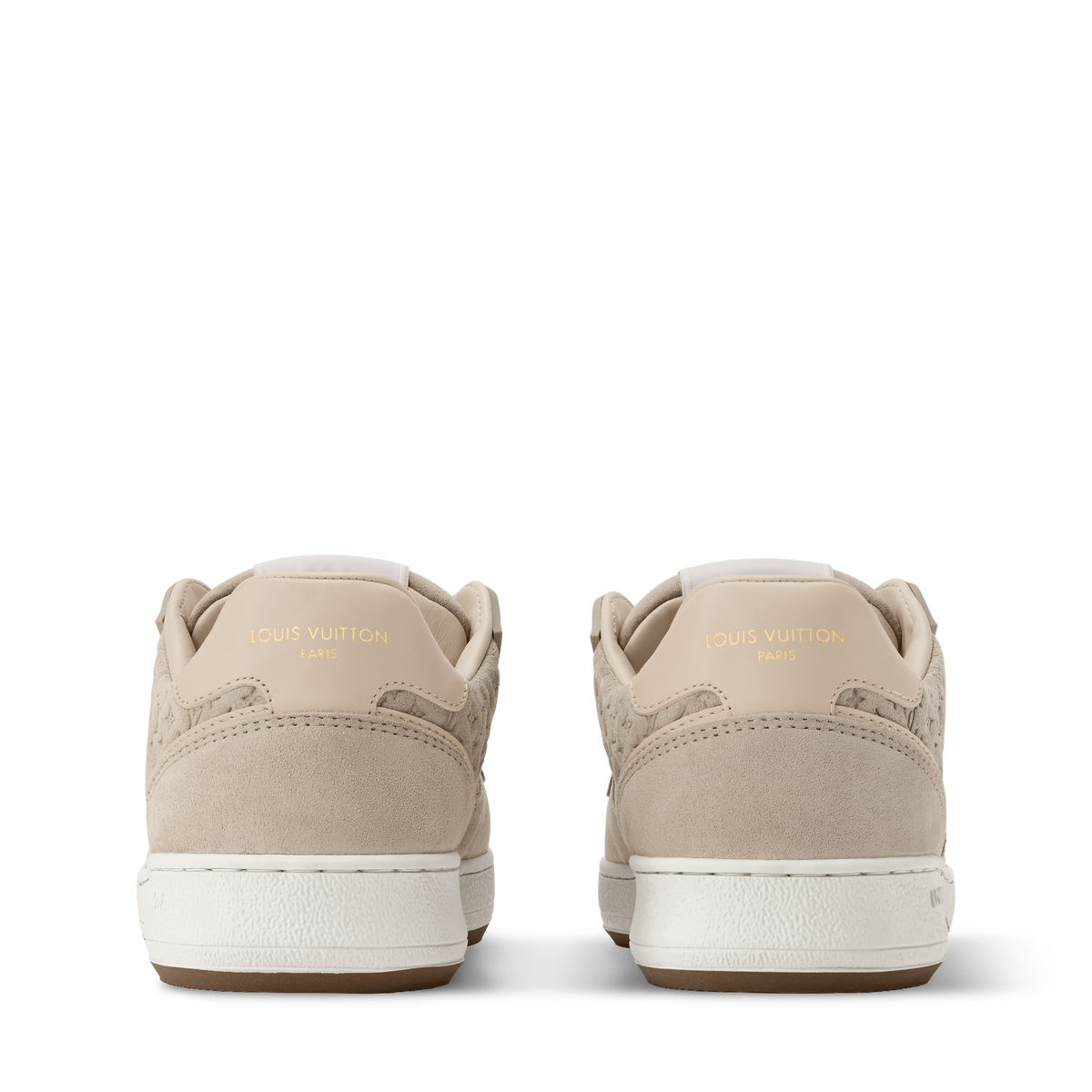 LV Stadium Sneaker Beige Back